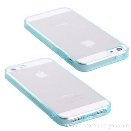 Wholesale 2-in-1 Cases for Mobile Phones, Made of Transparent TPU Bumper